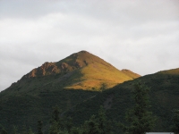 Evening light at the Campground